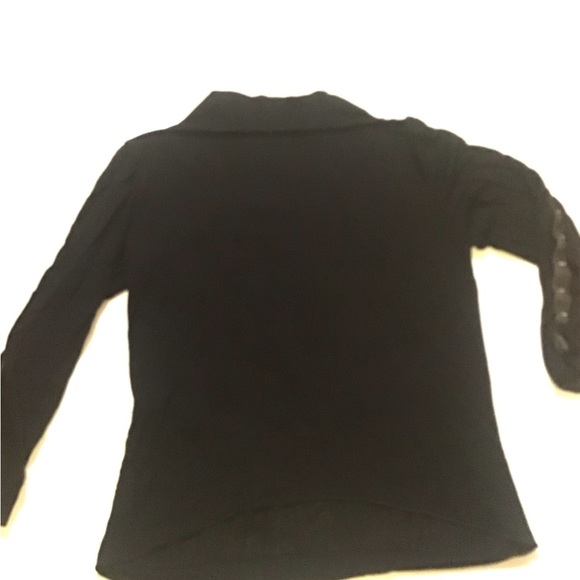 Les possedes face /word graphic glitter French vintage top w snap sleeves - Picture 8 of 11